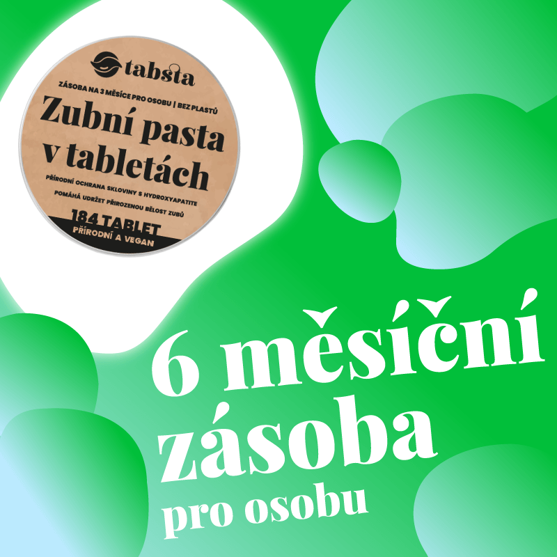 Tabsta® Přírodní zubní pasta v tabletách (duopack) / Ušetřete 10%