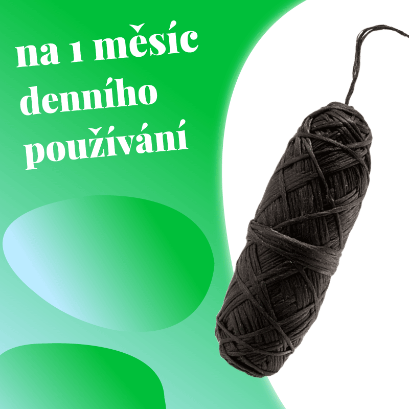 Zubní nit Minty-Charcoal