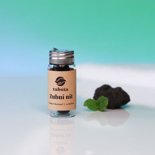 Zubní nit Minty-Charcoal