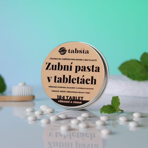 Tabsta® Přírodní zubní pasta v tabletách (na 3 měsíce)